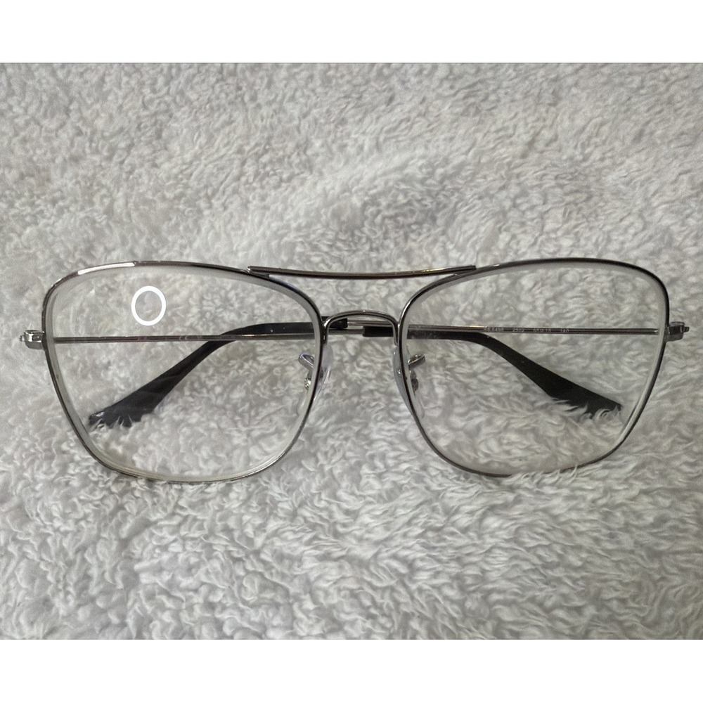 Ray Ban Eyeglasses Frames Only RB 6498 2502 55-15 140 Silver Aviator VTG Glasses